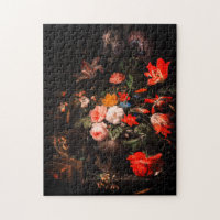 Le bouquet renversé par Abraham Mignon