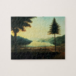 Puzzle Le campement au lac George, New York, 1759 (huile