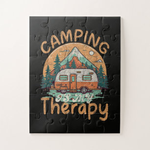 Puzzle Le Camping Est Ma Thérapie Vacances D'été Famille