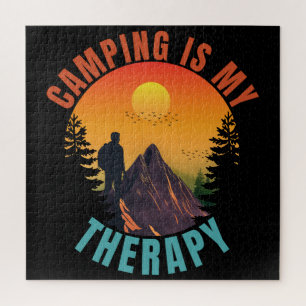 Puzzle Le camping est mon cadeau de vacances en plein air