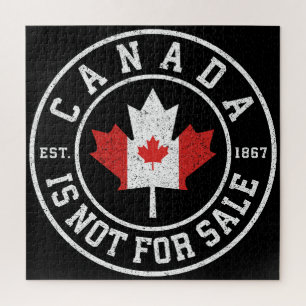 Puzzle Le Canada n'est pas à vendre EST. 1867 Fier Canadi