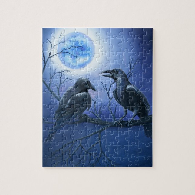 Puzzle Le casse-tête de la lune de Raven (Vertical)