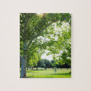 Puzzle Le casse-tête de l'arbre de golf du disque