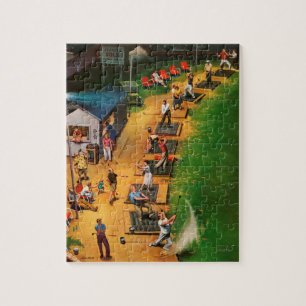 Puzzle Le champ d'exercice de golf par John hésitent