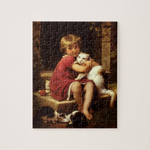 Puzzle Le chat pour animaux de compagnie préféré de la je