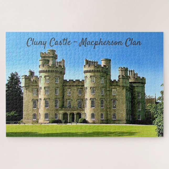 Puzzle Le château Cluny du Clan Macpherson (Horizontal)