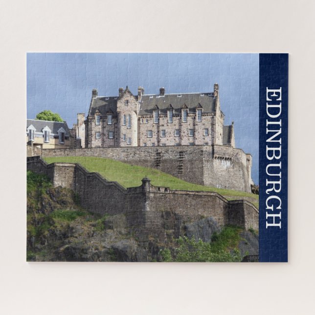 Puzzle le château d'edinburgh écossaise (Horizontal)