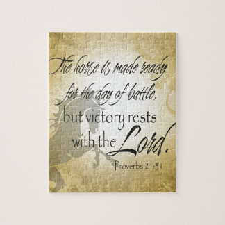 Puzzle Le cheval est fait à écriture sainte prête de