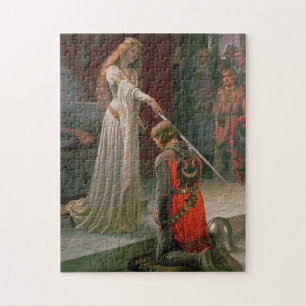 Puzzle Le Chevalier et la peinture de la dame d'Edmund Bl