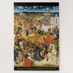 Puzzle Le Christ porte la peinture à l'huile d'art Vinta