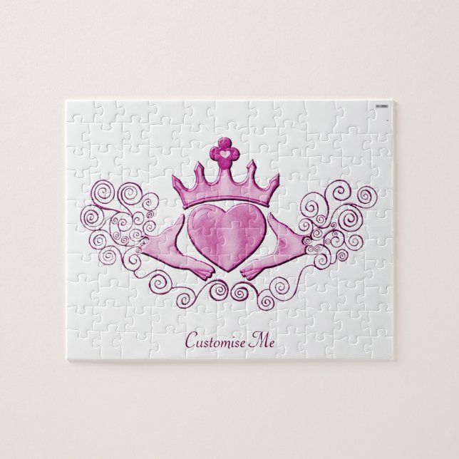 Puzzle Le Claddagh (rose) (Horizontal)