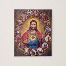 Puzzle Le coeur sacré de Jésus