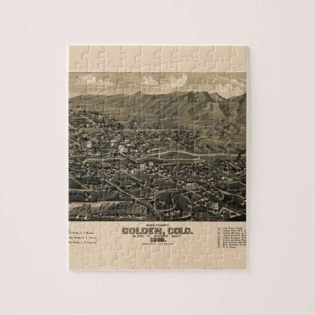 Puzzle Le Colorado d'or 1882 (Vertical)
