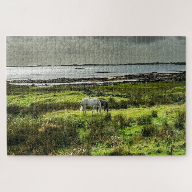 Puzzle Le Connemara poney Galway Irlande. (Horizontal)