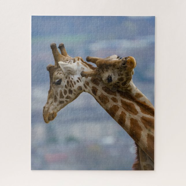 Puzzle Le cou et le cou des girafes (Vertical)