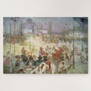 Puzzle Le Couronnement du Tsar Stefan Dušan par Mucha
