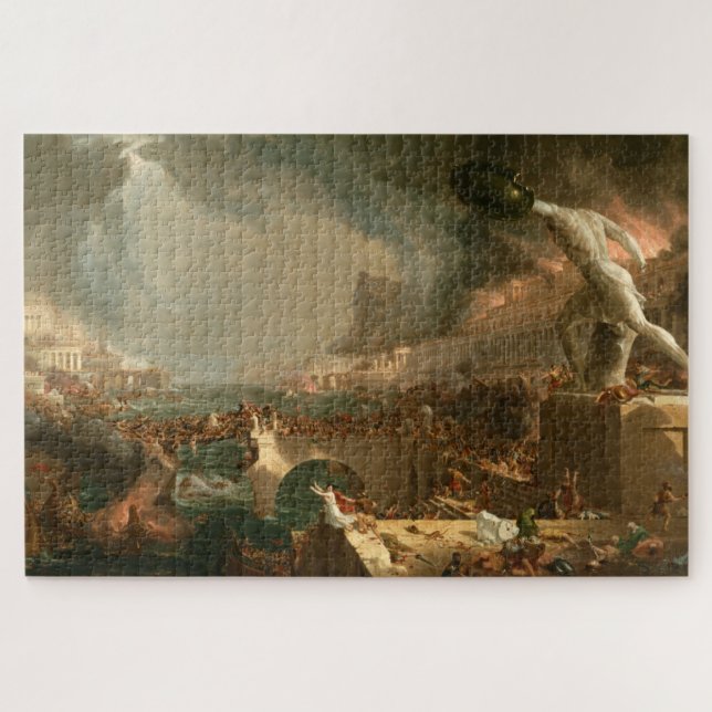 Puzzle Le cours de la destruction de l'Empire Cole (Horizontal)