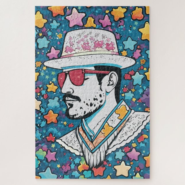 Puzzle Le Cowboy à la mode (Vertical)