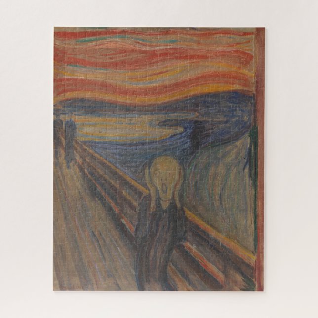 Puzzle Le cri de l'horreur par Edvard Munch 1893 (Vertical)