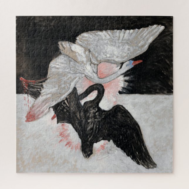 Puzzle Le Cygne, Groupe IX, No 2 par Hilma af Klint (Vertical)