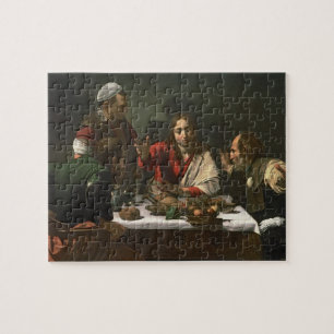 Puzzle Le dîner chez Emmaus, 1601 (huile et tempera)