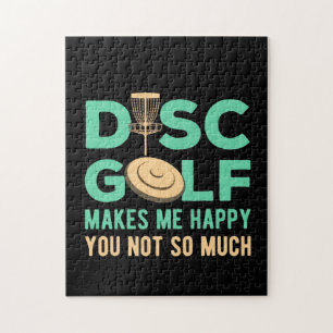 Puzzle Le Disc Golf Me Rend Heureux