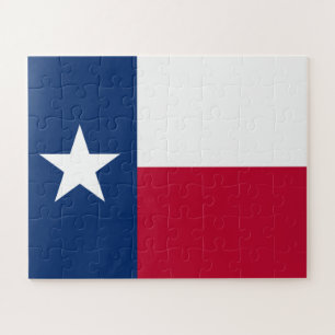 Puzzle Le drapeau de l'État texan Lone Star du Texas