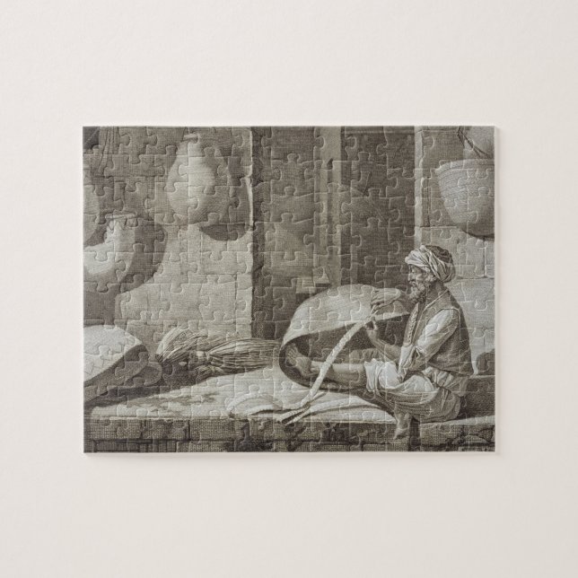 Puzzle Le fabricant de panier, des arts et des commerces (Horizontal)