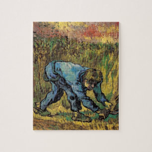 Puzzle Le Faucheur à la faucille par Vincent van Gogh