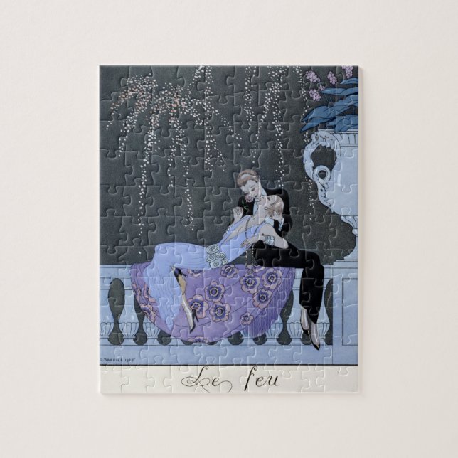 Puzzle Le feu, illustration pour des "fêtes Galantes" par (Vertical)