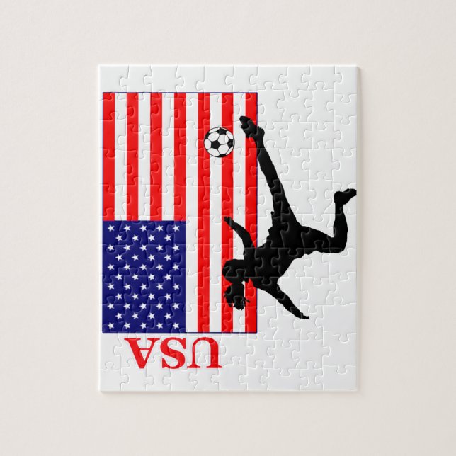 Puzzle Le football Etats-Unis des femmes (Vertical)