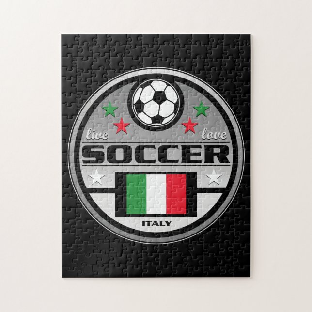 Puzzle Le football vivant Italie d'amour (Vertical)