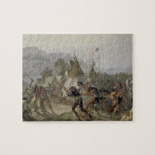 Puzzle Le fort le Mackenzie, le 28 août 1833, plaquent 4