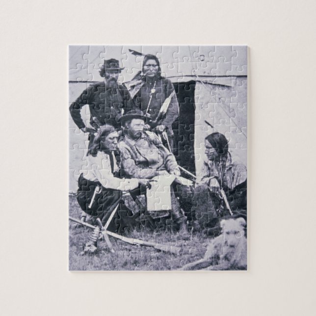 Puzzle Le Général George A. Custer (1839-76) avec son (Vertical)