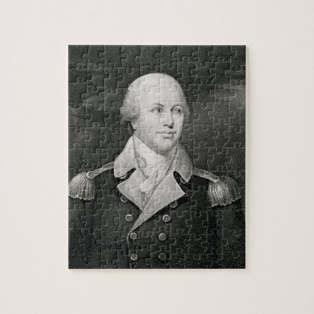 Puzzle Le Général principal Nathaniel Greene (1742-86), (Vertical)