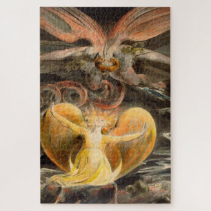 Puzzle Le grand dragon rouge et la femme voilée du solei