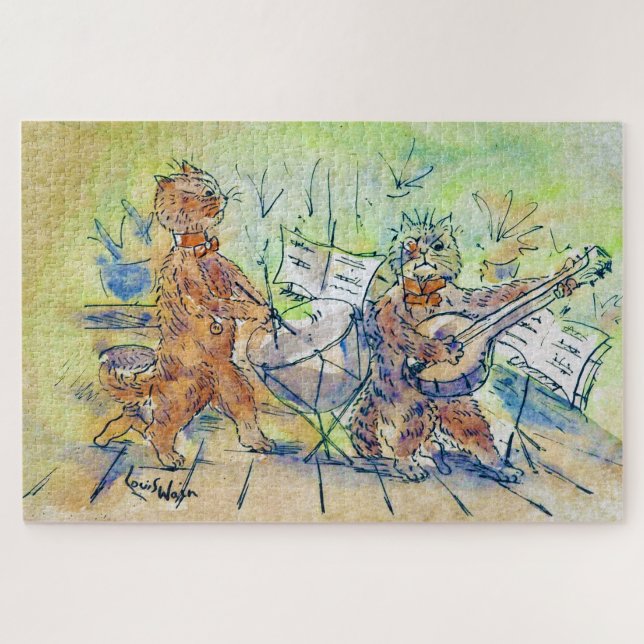 Puzzle Le groupe de Cats, Louis Wain (Horizontal)