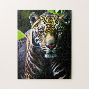 Puzzle Le Jaguar - Prédateur de la jungle de feu