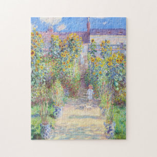 Puzzle Le jardin de l'artiste à Vétheuil par Claude Monet
