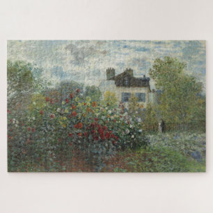 Puzzle Le jardin de l'artiste avec Dahlias
