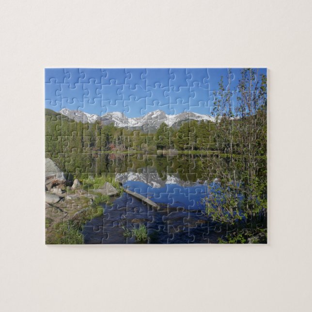 Puzzle Le lac Sprague II du parc national Rocky Mountain (Horizontal)