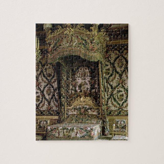 Puzzle Le lit royal, probablement du 18ème siècle (photo) (Vertical)
