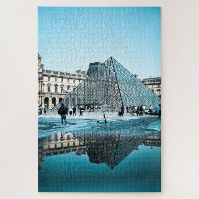 PUZZLE le Louvre Musée en journée, Paris, France (Vertical)