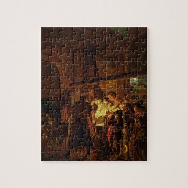 Puzzle Le magasin du forgeron (huile sur la toile) (Vertical)