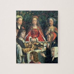 Puzzle Le mariage chez Cana, détail de la jeune mariée 