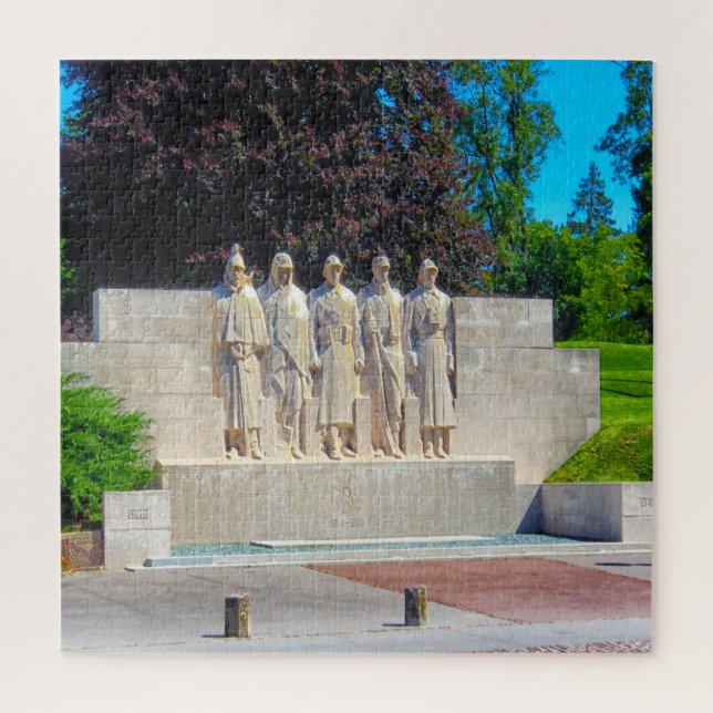 Puzzle Le Mémorial des anciens combattants Verdun France (Vertical)
