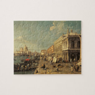 Puzzle Le Molo et le Zecca, Venise (huile sur la toile)