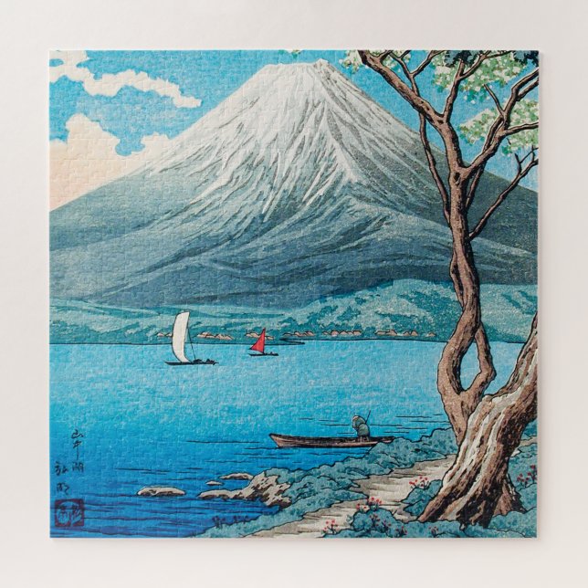 Puzzle Le Mont Fuji du lac Yamanaka par Hiroaki Takahashi (Horizontal)