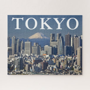 Puzzle Le Mont Fuji Shinjuku District Skyline Tokyo Jap