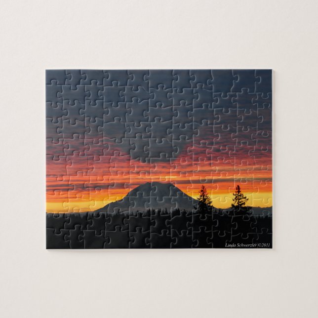 Puzzle Le Mont Rainier et son ombre (Horizontal)